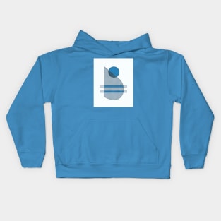 Azul curve Kids Hoodie